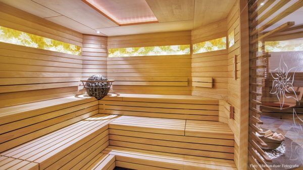 Produktdesign Umsetzung Sauna Edelweiß für Thermenresort Bad Schallerbach